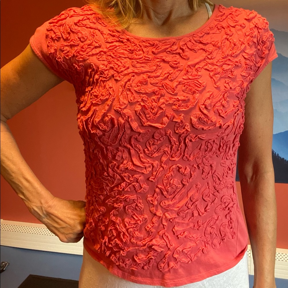 Max Studio Textured front tee